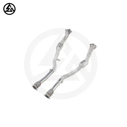 CSZ SS304 Performance Headers for Bentley Continental GT 4.0 V8 - High Flow Auto Parts Downpipe
