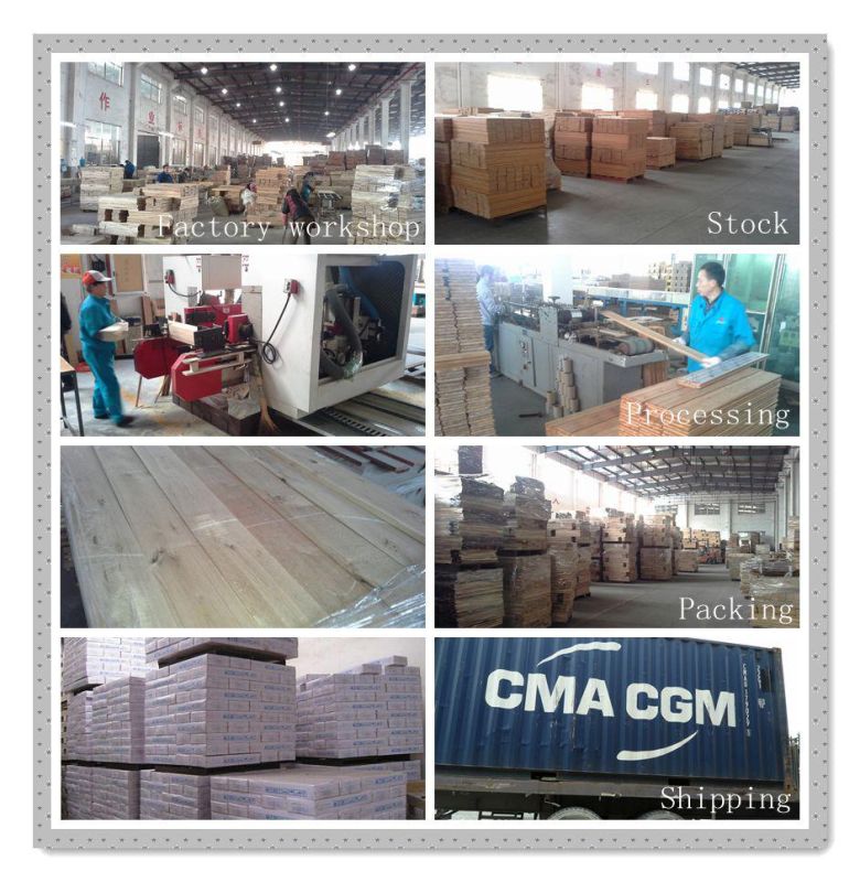 AC5 Double Click HDF Wood Laminated Flooring