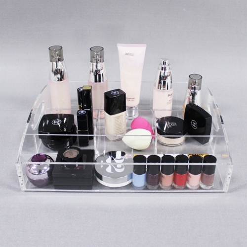 APEX Cosmetic Shop Countertop Acrylic Makeup Tray