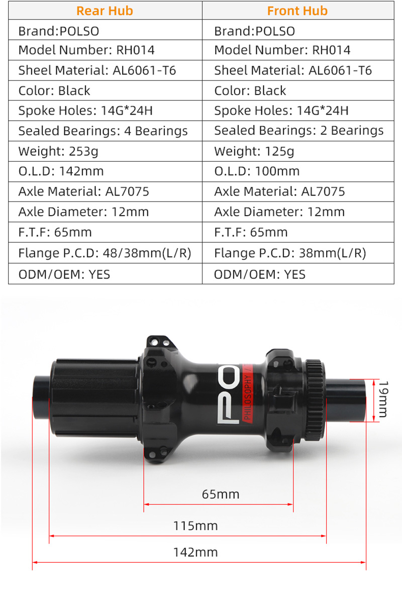 Road Bike Hub