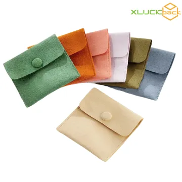 Envelope Suede Microfiber Jewelry Card Pouches