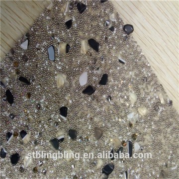 Classic 40cmX24cm 3mm crystal diamond hot fix rhinestone sheet