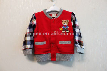 100% Cotton Latest Fashion Winter Child Jacket With Pocket