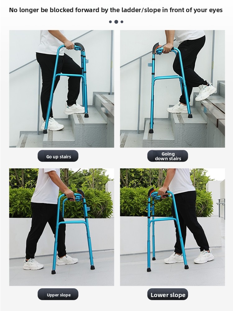 All-Terrain Elderly Mobility Seniors' Dedicated Fracture Rehabilitation Assistive Devices for Elderly Regulate Height Walker Aid3