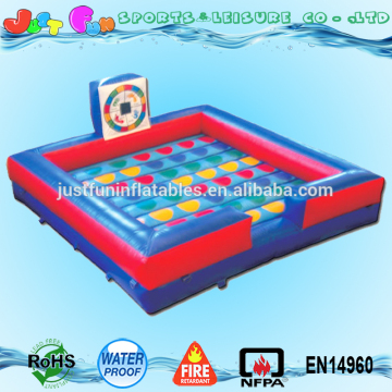 inflatable giant twister games China, inflatable interactive adult n kid game
