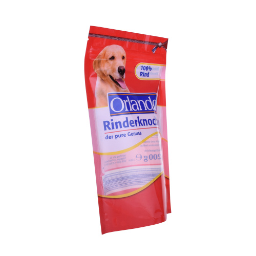 Full color side gusset laminated pet food packaging