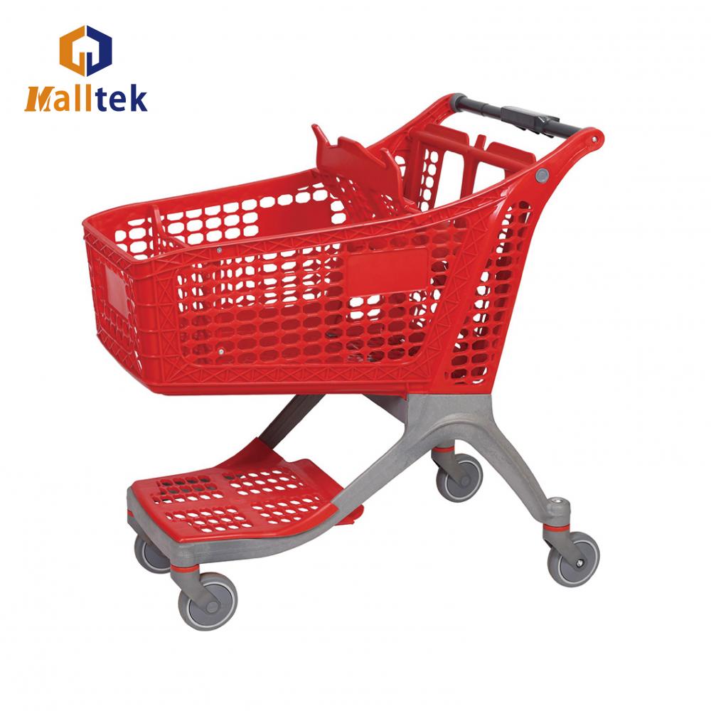 American Half Plastic Supermarket Shopping Cart