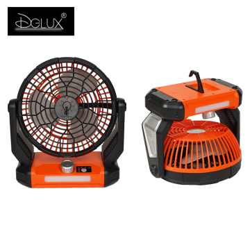 8 Inch Rechargeable Solar-Powered Electric Fan