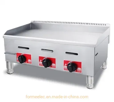 Desktop Gas Griddle Flat Plate Countertop Gas Grill 4 Burners Heavy Duty Gas Griddles