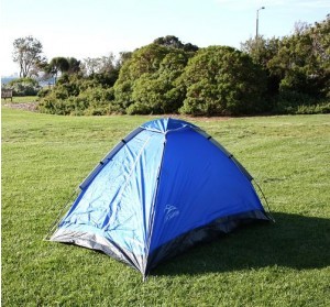 خيمة التخييم في الاستخدام
