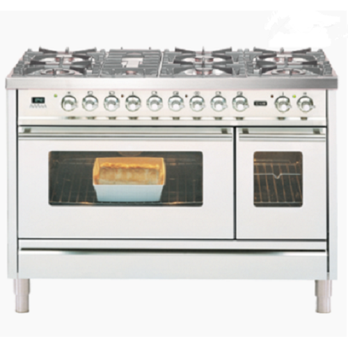 Cooktop a gas da 120 cm e autoportaggio del forno