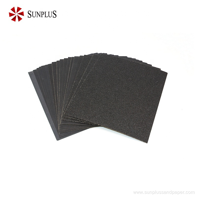 Waterproof Abrasive Silicon Carbide Wet Dry Sandpaper Sheet