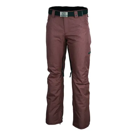 Ladies Dark Red Waterproof Ski Trousers
