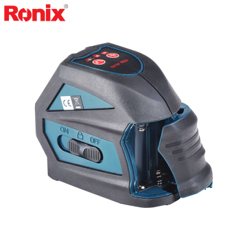 RONIX yüksek hassasiyetli güçlü parlak Kırmızı Kiriş TAŞINABİLİR ÇAPRAZ HATTI LAZER DÜZEYİ RH-9500 ÇAPRAZ HATTI LAZER DÜZEYİ - RH-9500