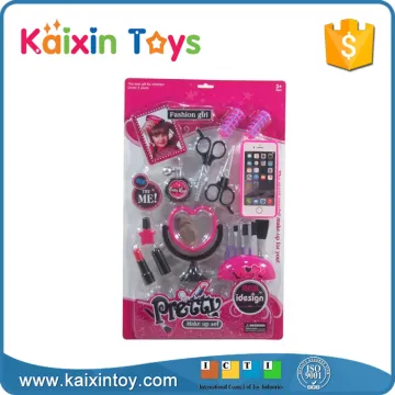 EN71 beauty toy pretend plastic makeup set