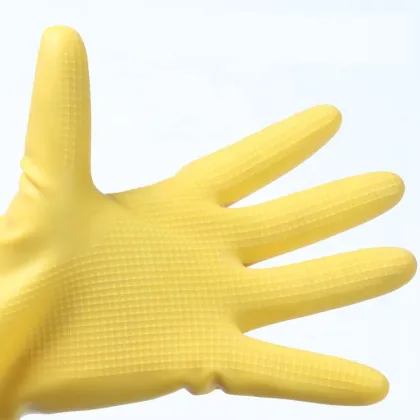 Wholesale Reusable Thick Leather & Rubber Gloves for Kitchen and Housework