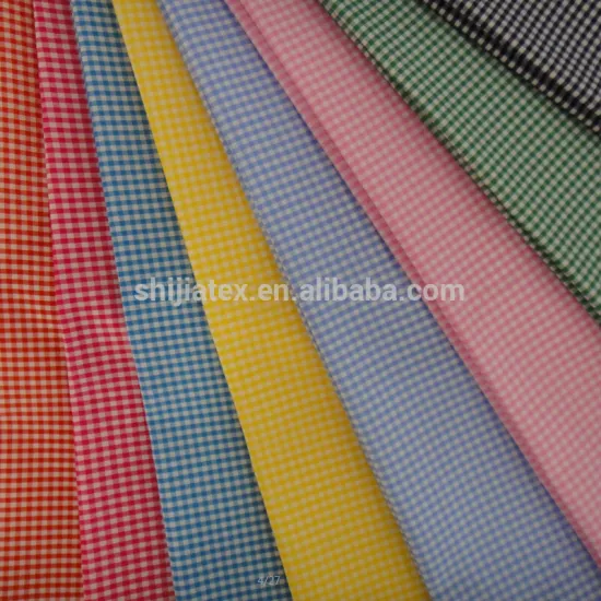 TTC monocheck fabric yarn dyed check fabric