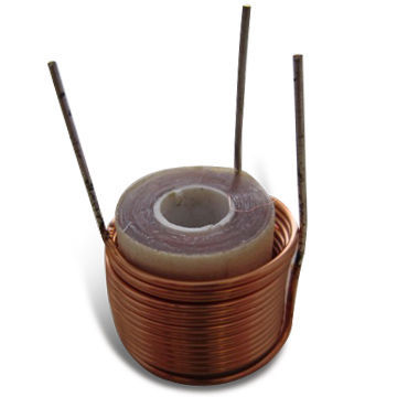 Air Core Coil with High Stability and Low Stray Capacity, Made of Magnetic