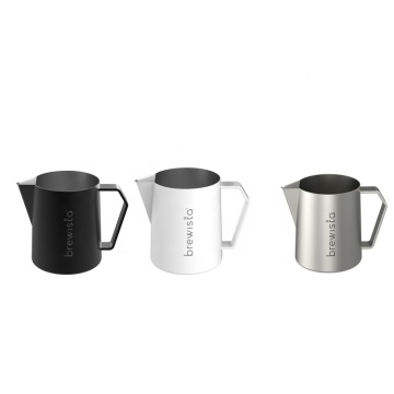 Stainless Steel Flower Pot Milk Pitcher for Frothing Coffee
