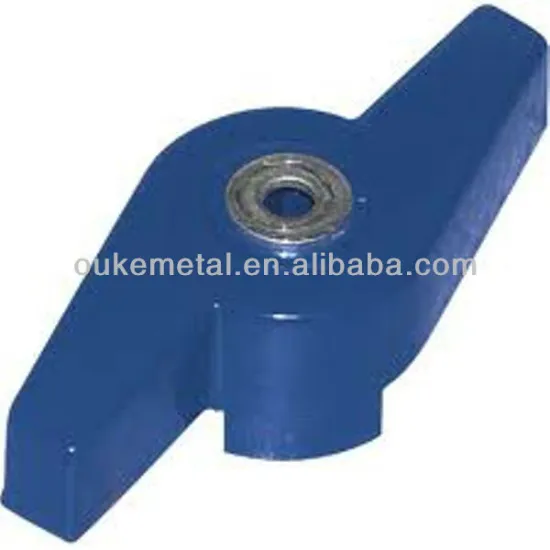 Butterfly valves fitting handles