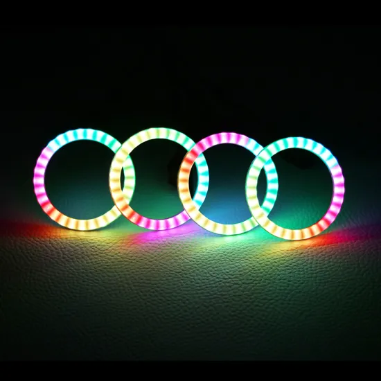 Waterproof LED Halo Rings: Enhancing Your Car Headlights with RGB Chasing Color Effects