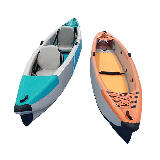 3 moun enflatab espò kayak pòtab bato kayak