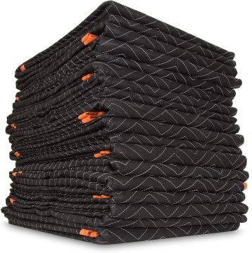Dandelion 80x72 Inch Heavy Duty Moving Blankets for Furniture Protection and Shipping