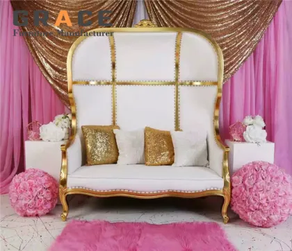 Factory Price Luxury King Gold Royal Throne Chairs