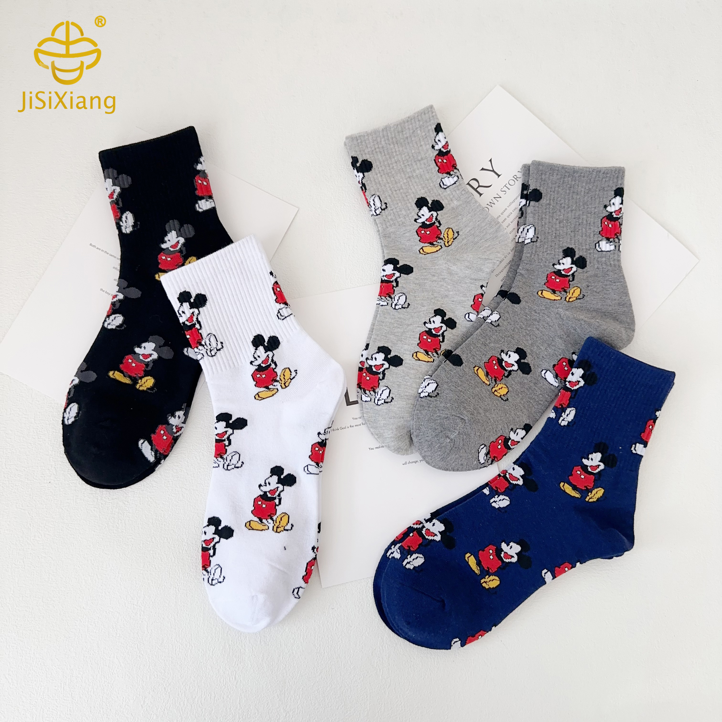 Mickey mid-tube socks