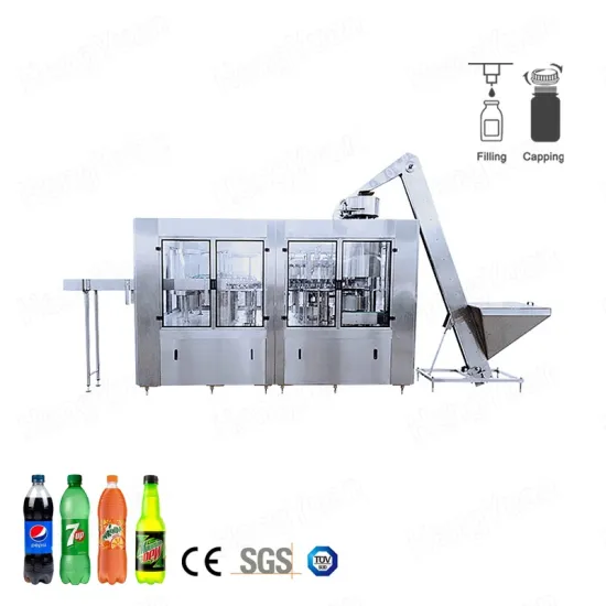 Automatic 3in1 Carbonated Drink PET Bottles Rinsing Filling Capping Machine - HY-DCGF 32-32-8 | Hengyuan