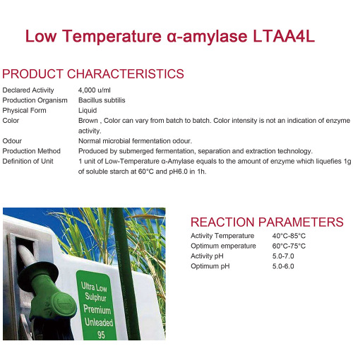 Alfa amilasa de baja temperatura