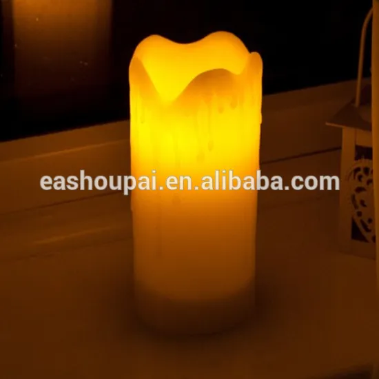 Battery Operated Dripping Wax LED Flickering Candle wedding party decoration in christmas