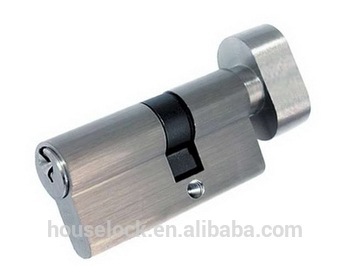 High security thumb turn fireplace cylinder for mortise lock