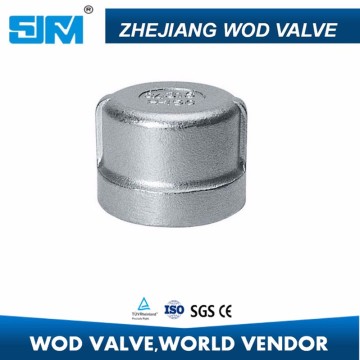 Screwed end accessory fittings Female Round cap