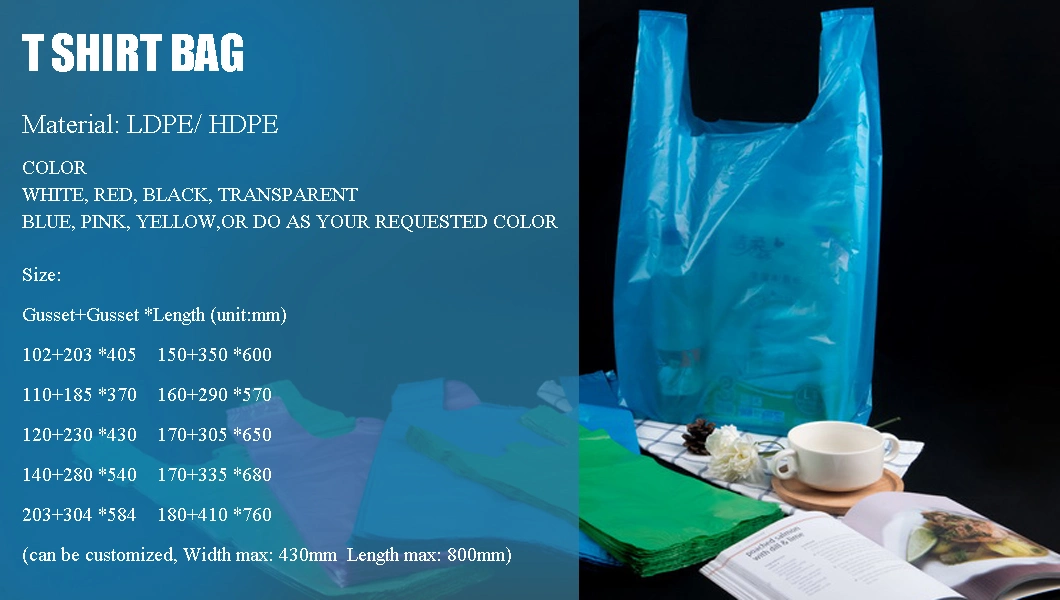 High Quality and Good Price Red PE LDPE HDPE Plastic Bag with Custom Size