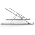 Suporte para laptop para mesa, alumínio ergonômico ajustável