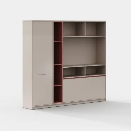 Solid Wood File Cabinet and Boss Bookcase for Home Office Furniture