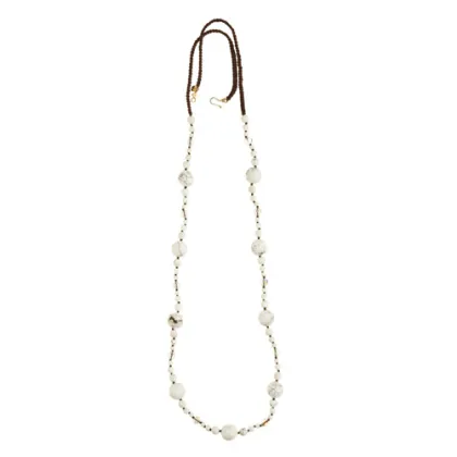 Shamballa beads necklace with swarovski crystal