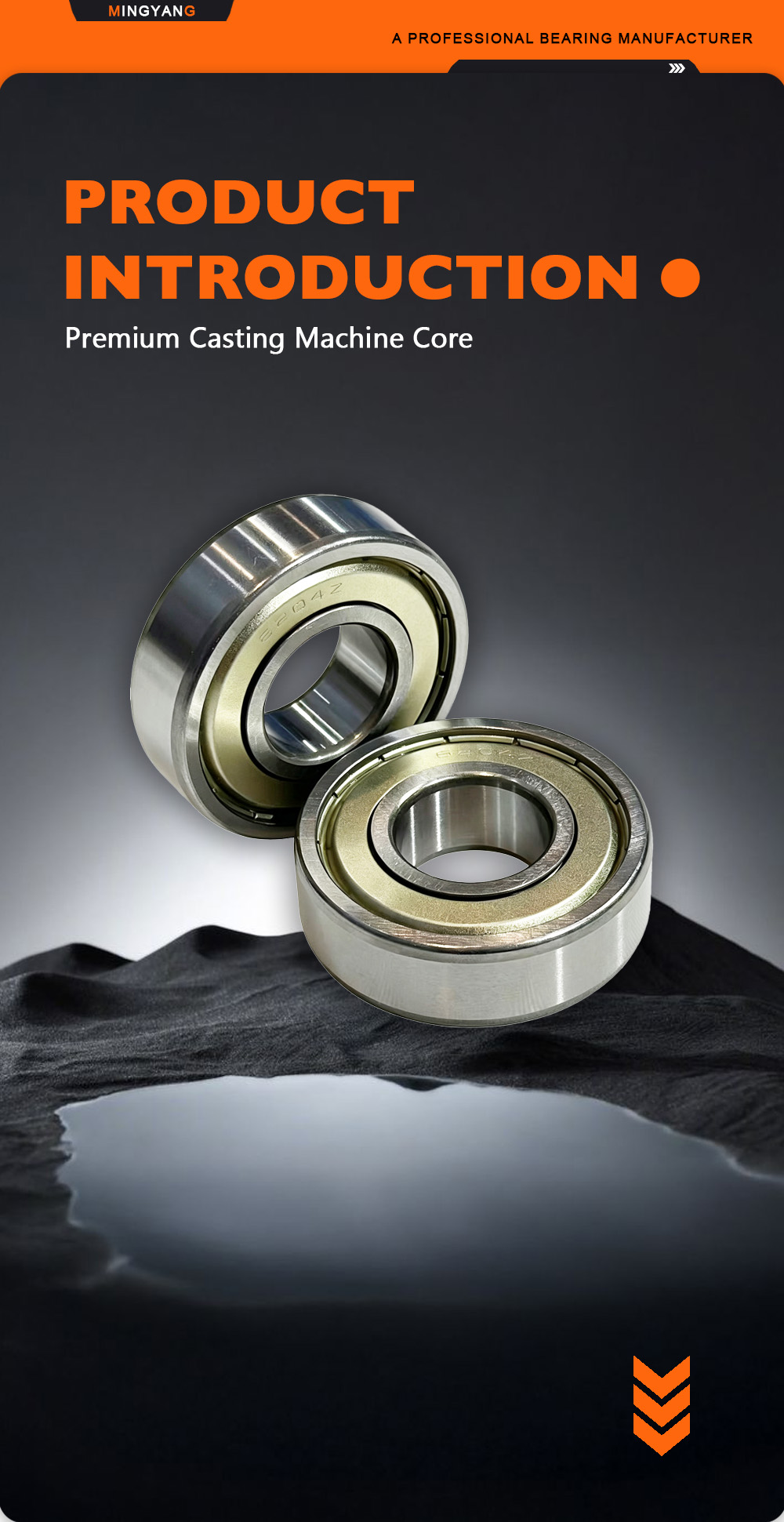 6204 2RS Deep Groove Ball Bearing x