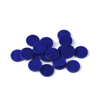 100% Natural AAA Lapis Lazuli Flat Coin Cabochon