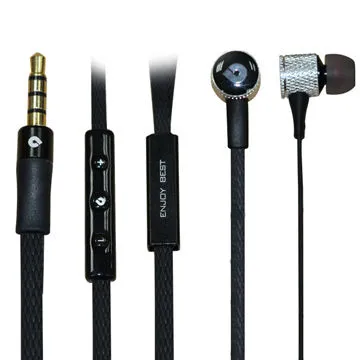 3.5mm Plug Noise Cancelling Consumer Electronic Earphones, 10mm Drive Unit