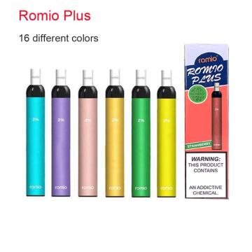 Romio Plus DISPOSABLE VAPE BAR 800 puffs