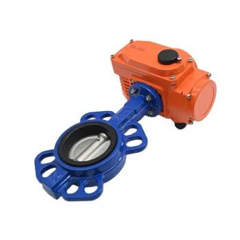 JTAIV Explosion Proof Soft Seal Electric Actuator Wafer Butterfly Valve electric control butterfly valve