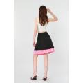 Mini Skirt For Women Double-layered Pleated Outer Layer with Utility Pockets. Supplier