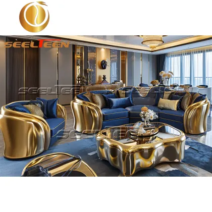 Modern U Shape Sofa Set for Luxurious Living Room Furniture