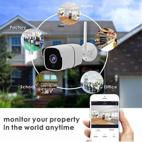 CCTV 1.0MP Wireless Wifi Bullet Security IP Camera