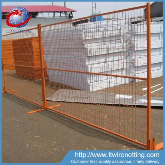 high quality pvc coated canada standard temporary fence for construction