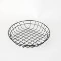 Black Oblong Metal Wire Basket