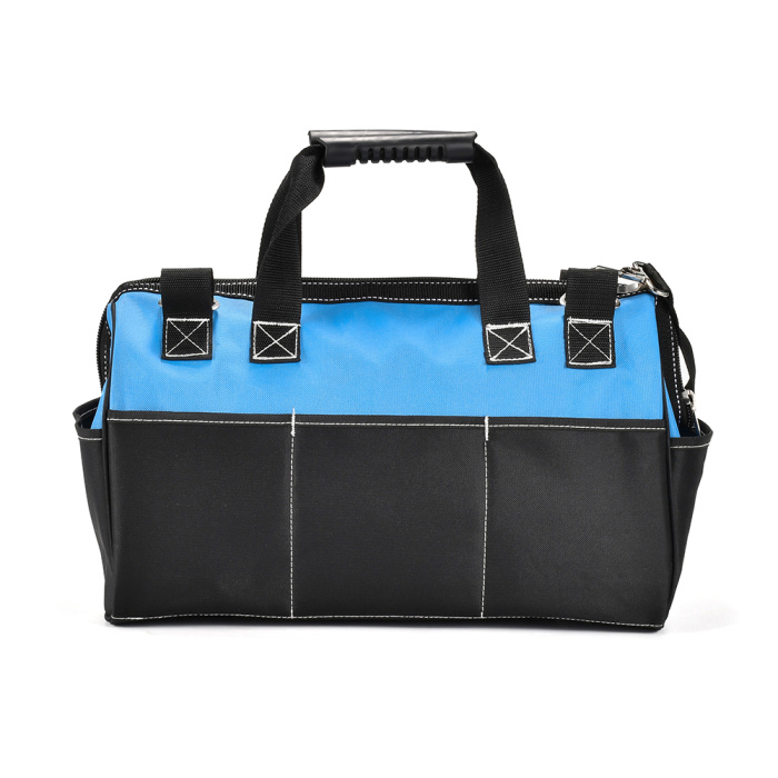 Amazon Blue Black Electrician Open Top Tool Bag