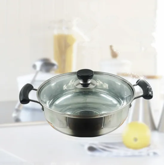 26-32cm Color Box Packing Stainless Steel Sauce Pot